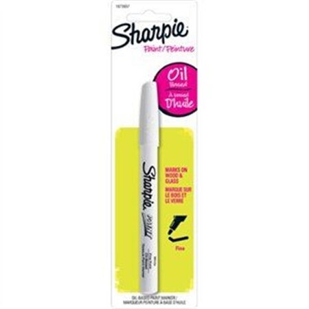 Sanford Sanford 255158 Fine Tip Paint Marker; White - Pack of 6 255158